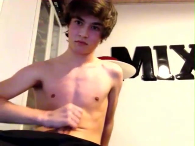 Hoodie Boy Blows His Load Cam Boys