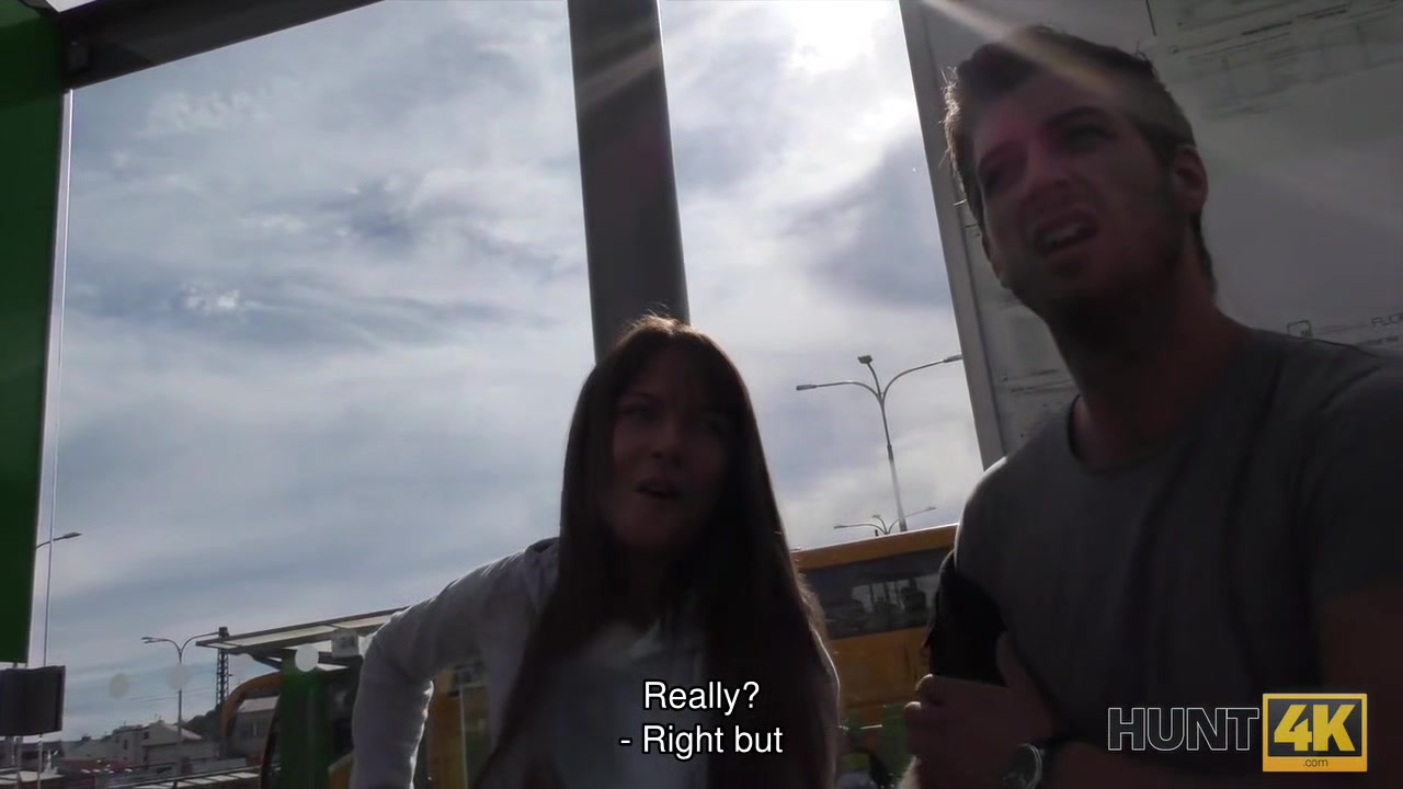 HUNT4K. Problems with accommodation are solved thanks to slutty girl