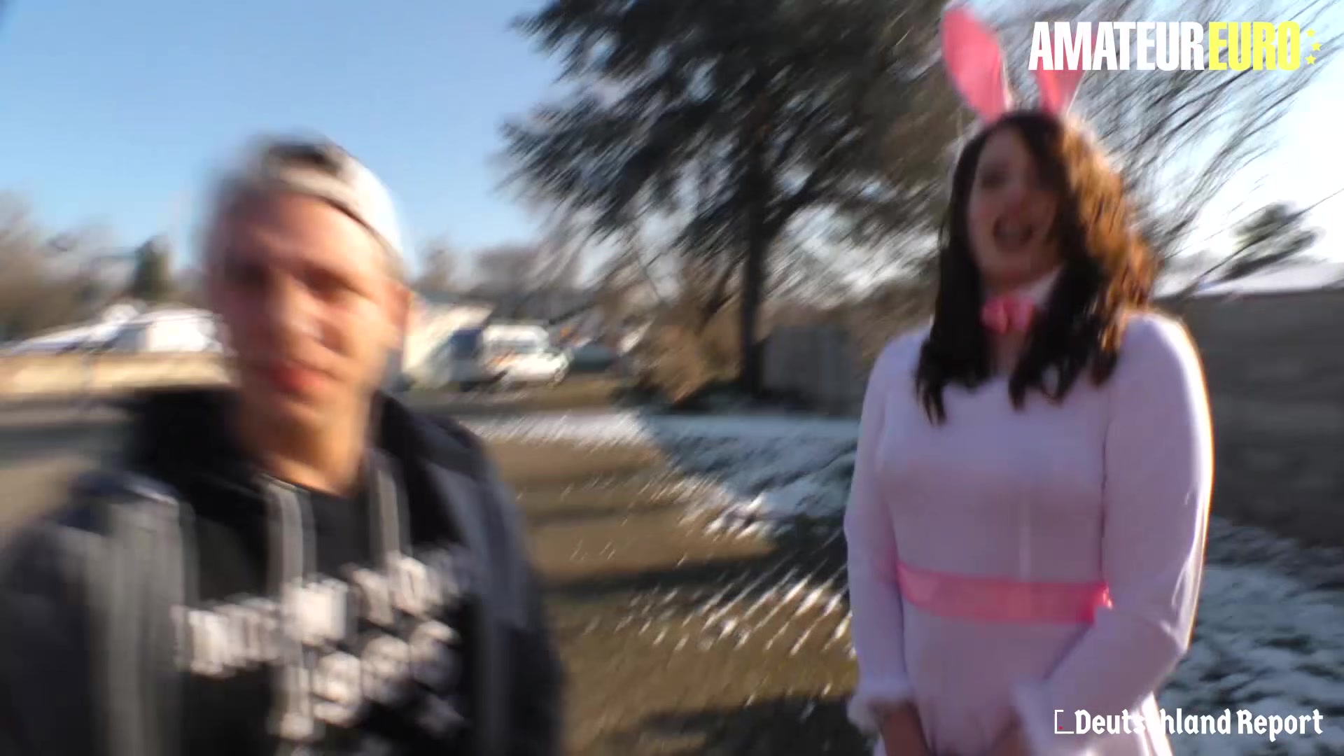 AMATEUR EURO - Easter Bunny Bangs On Cam On Her Favorite Holiday
