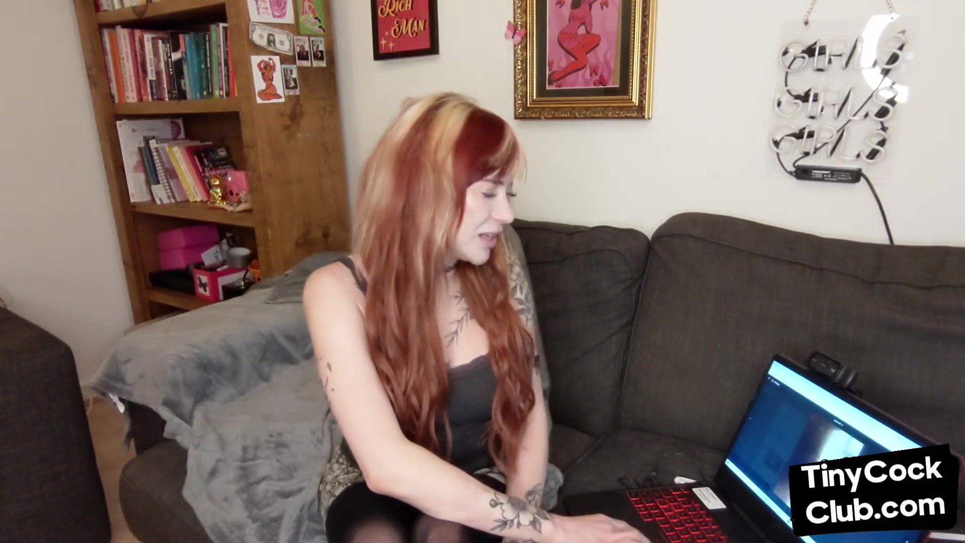 SPH British amateur chick humiliating small cocks in her vid