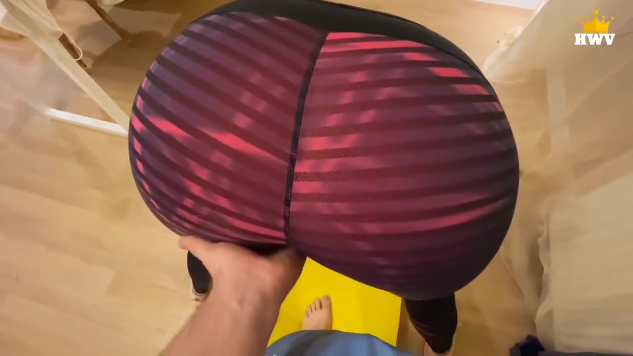 The Wife Is Fucked By A Yoga Coach. While My Husband Was Working In The Next Room