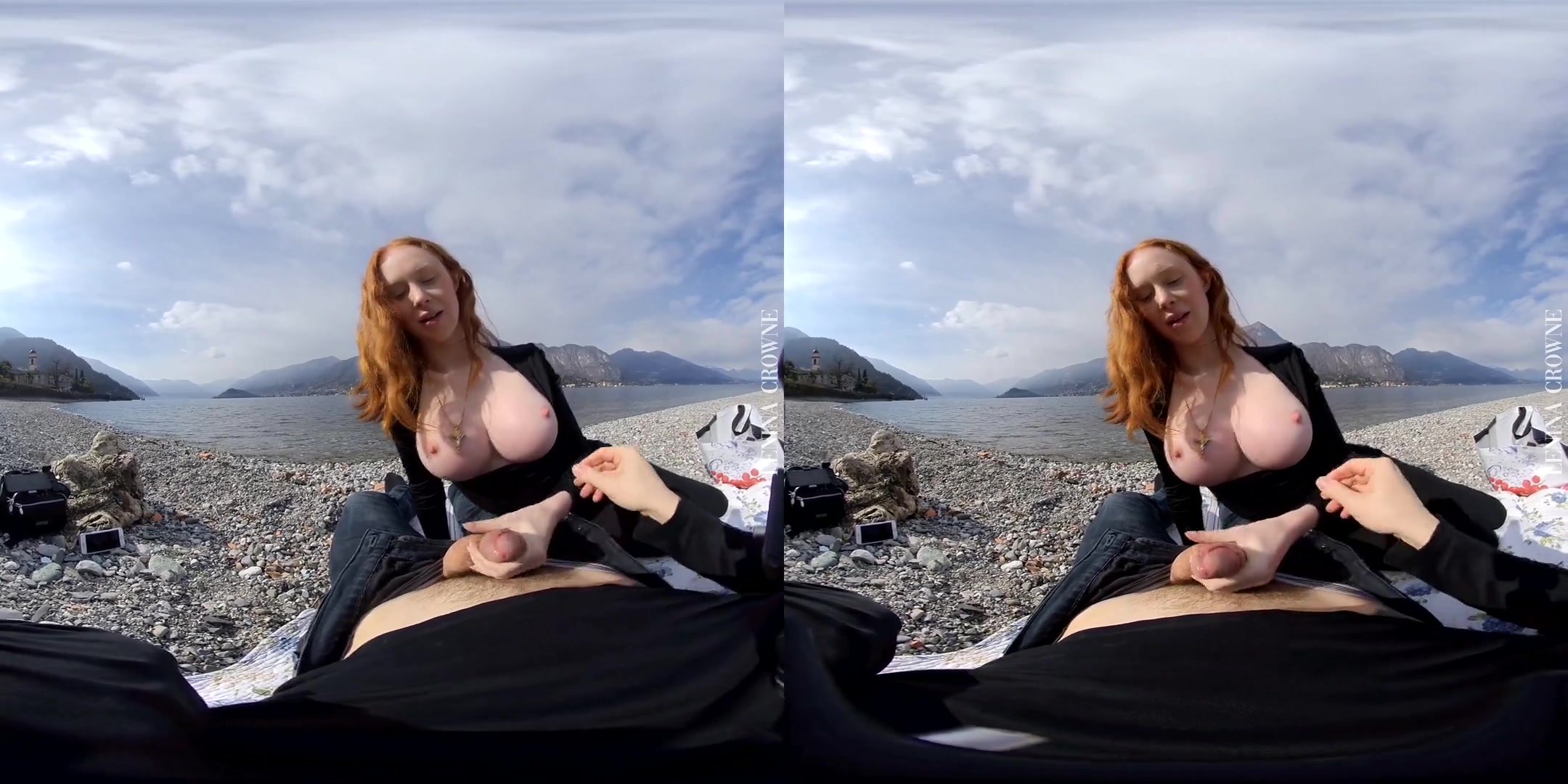 Lakeside Picnic with a Blowjob - SexLikeReal