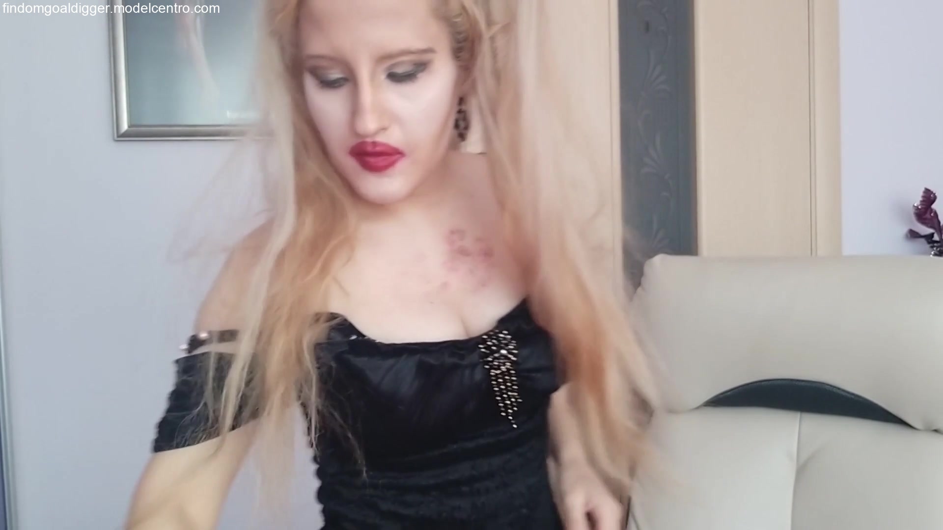 Red Lips Obsession - Sex Movies Featuring Findom Goaldigger