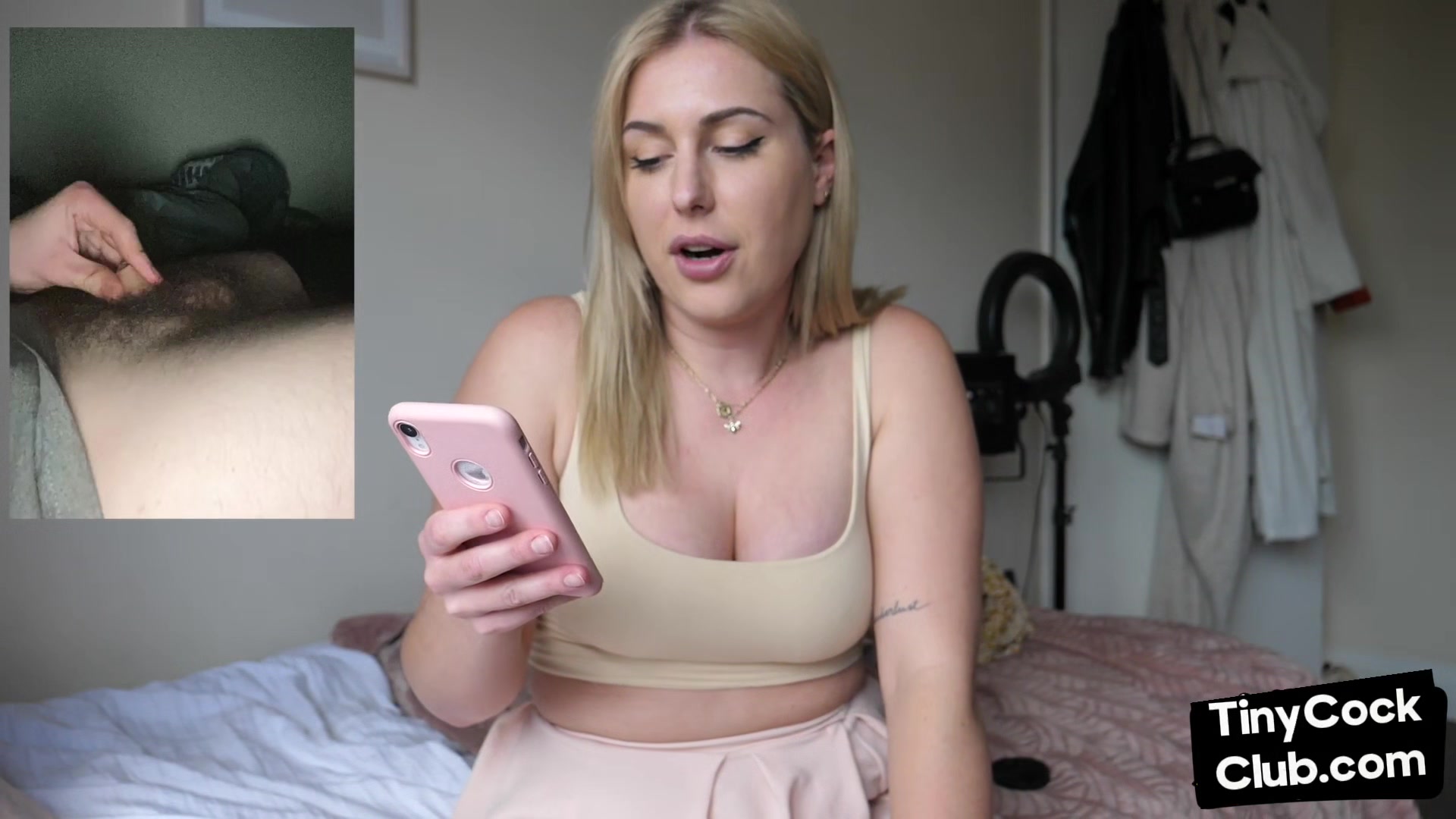 SPH solo lady talks dirty about small cocks on her phone