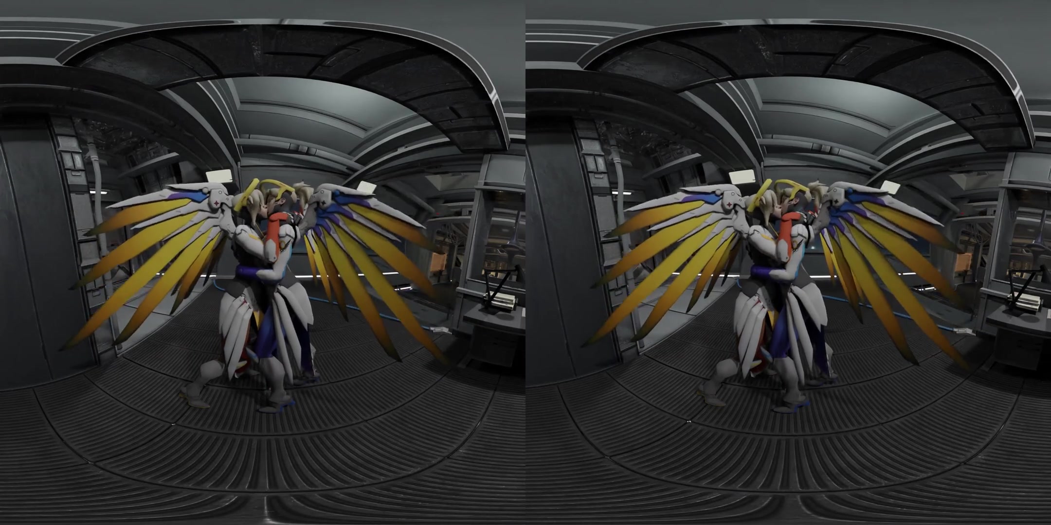 Mercy x Mercy - Lesbian; CGI Porn 3D - SexLikeReal