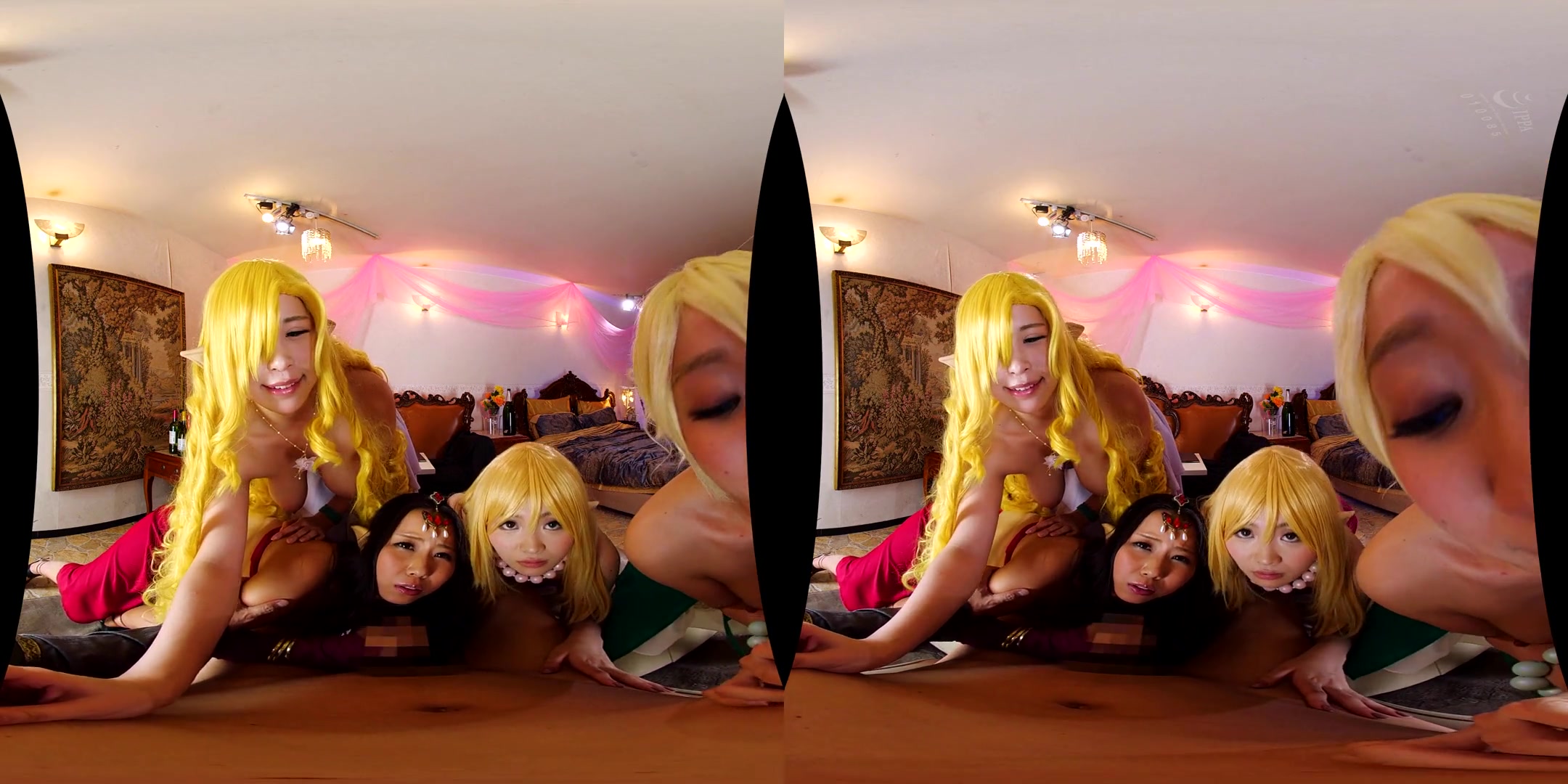 Rui Hizuki & Ririka & Mikuru Shiiba & Kurumi Tamaki in Ririka, Rui Hizuki, Mikuru Shiiba, and Kurumi Tamaki Reincarnated into a Alternate Universe for Elf Harem Sex at a Fantasy Pub 1 - TMAVR