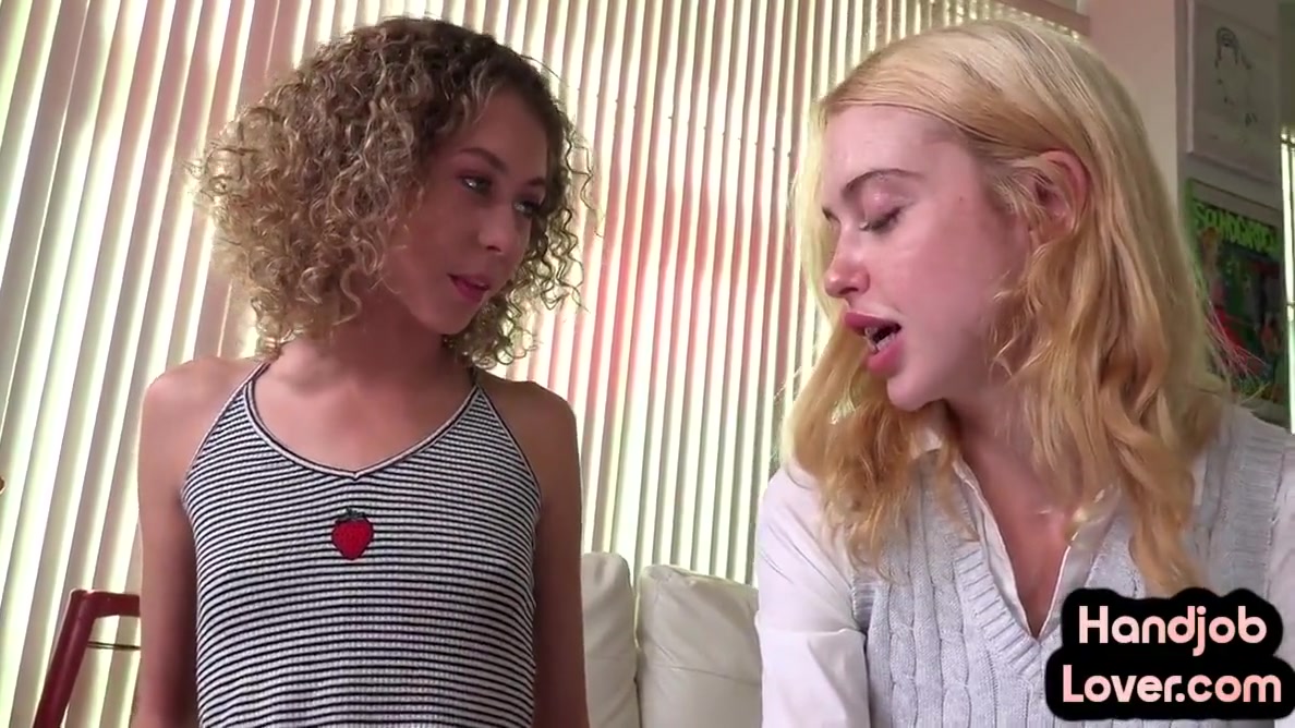 21yo Petite Hj Chick Jerks Pov Dick With Help Of Bff