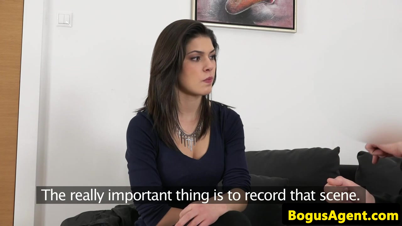18yo casting beauty cumsprayed by fake agent