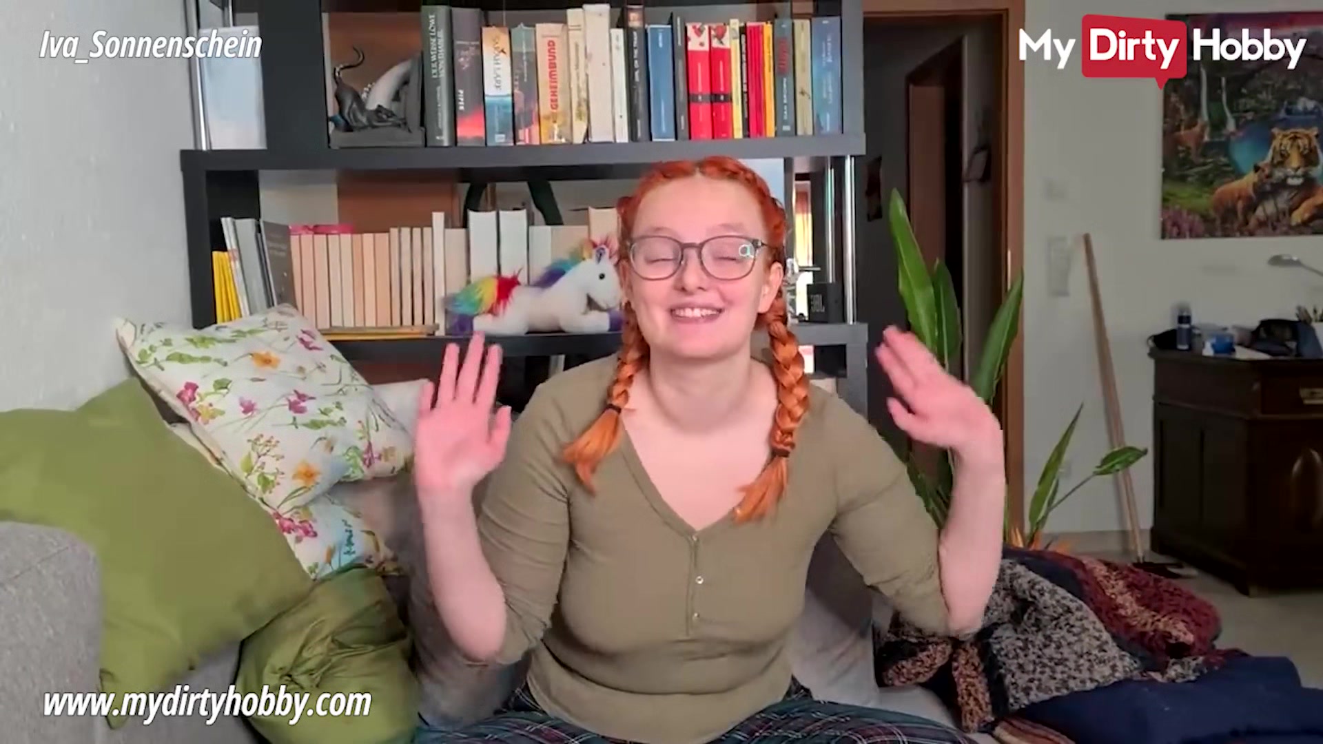 My Dirty Hobby - POV footjob from redhead amateur