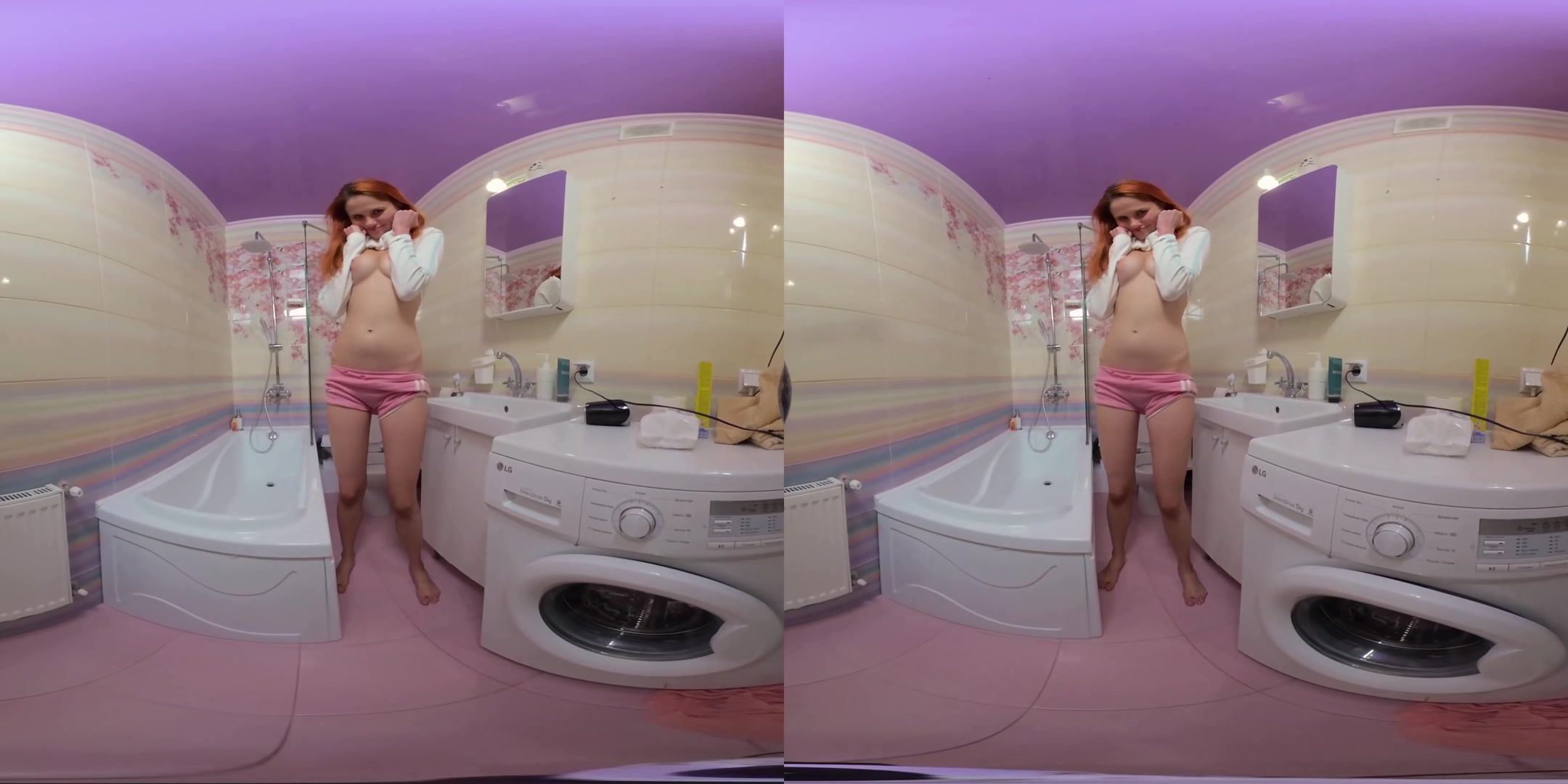 Hot Redheads teen 18+ Anabel ** In Bathroom - VRmodels