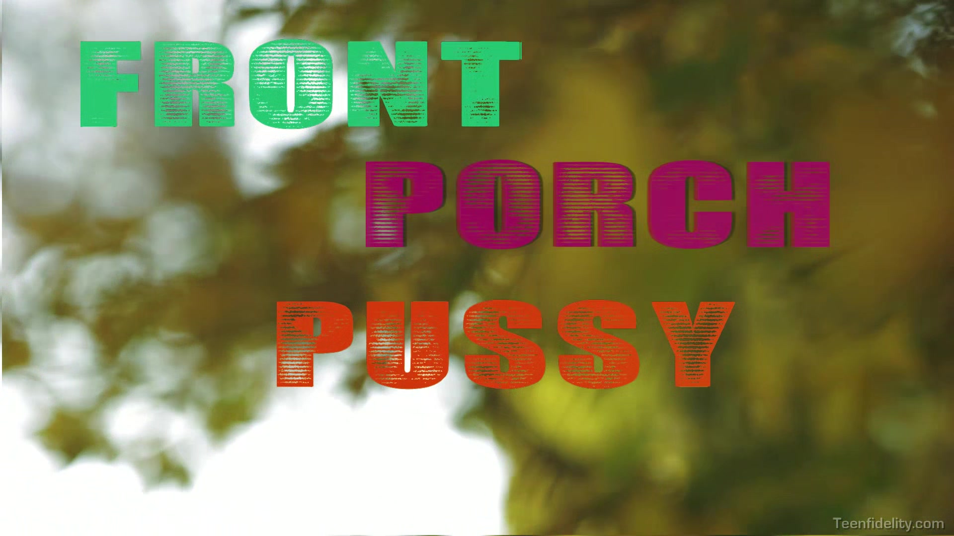 Front Porch Pussy - Starring: Trinity St. Clair