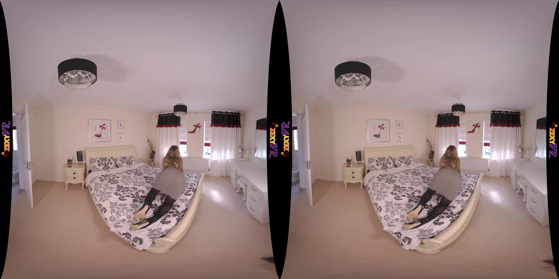 Up To No Good - Gorgeous Slut Solo Striptease on the Bed