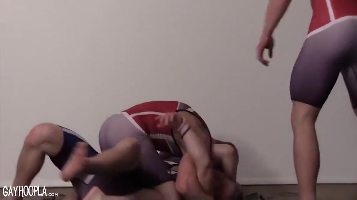Wrestling Buddies Jerk Off
