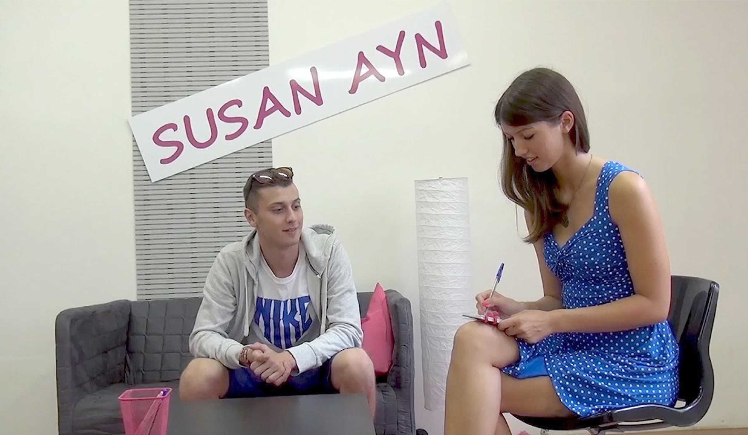Nick Larsen & Susan Ayn in Susan Fucking With Young College Boy - Porncz