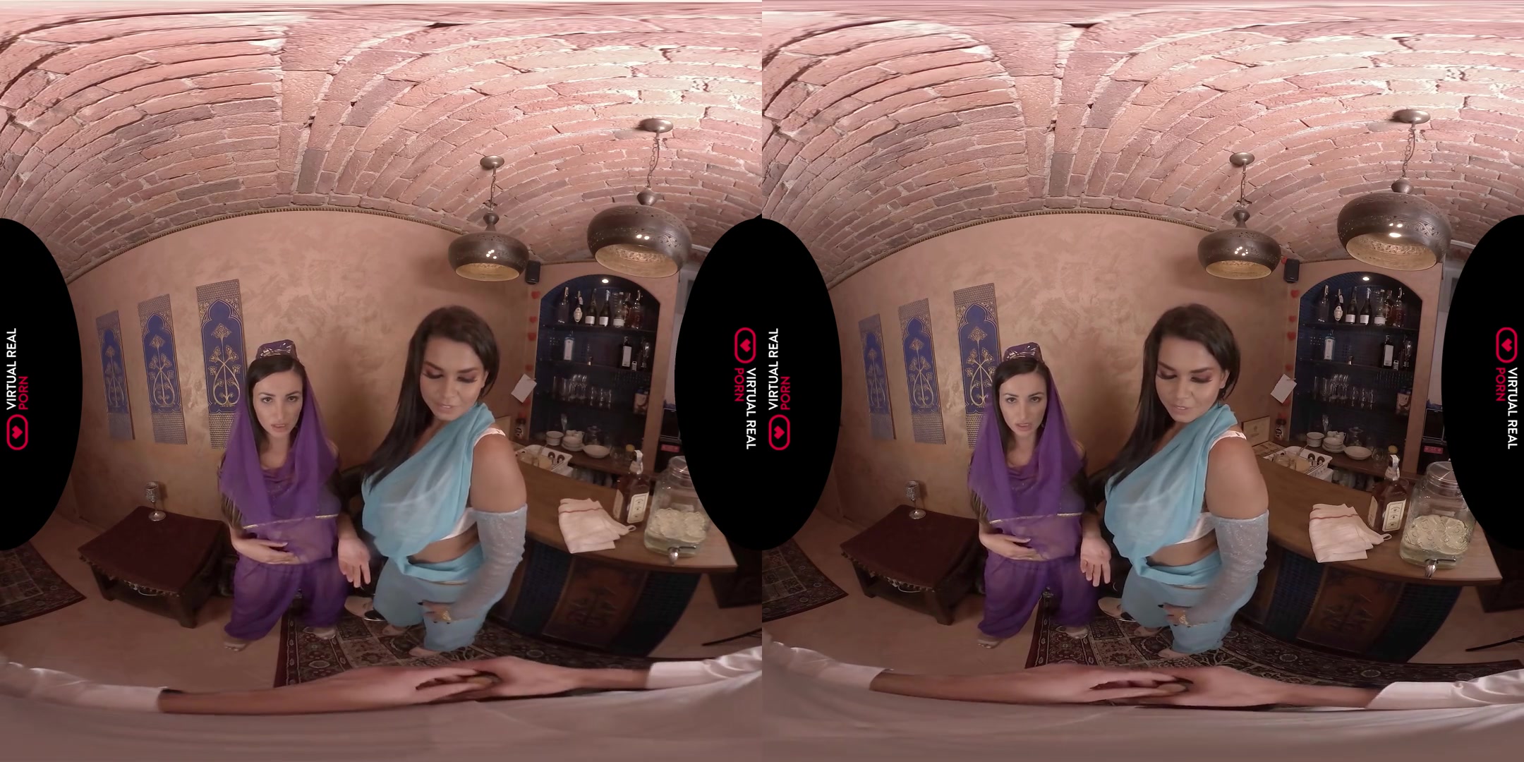 Alyssia Kent & Chloe Lamour in Two Genies, Three Wishes - VirtualRealPorn