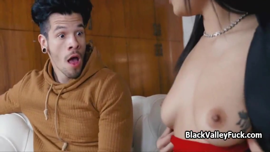 Ebony teen 18+ Almost Busted Sucking Big Cock 6 Min