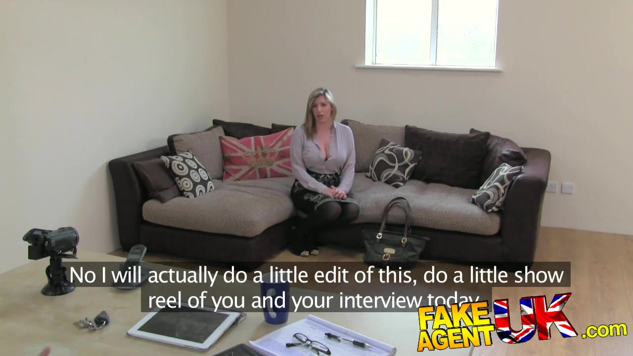 FakeAgentUK Brit girl gets spanked, fingered and fucked