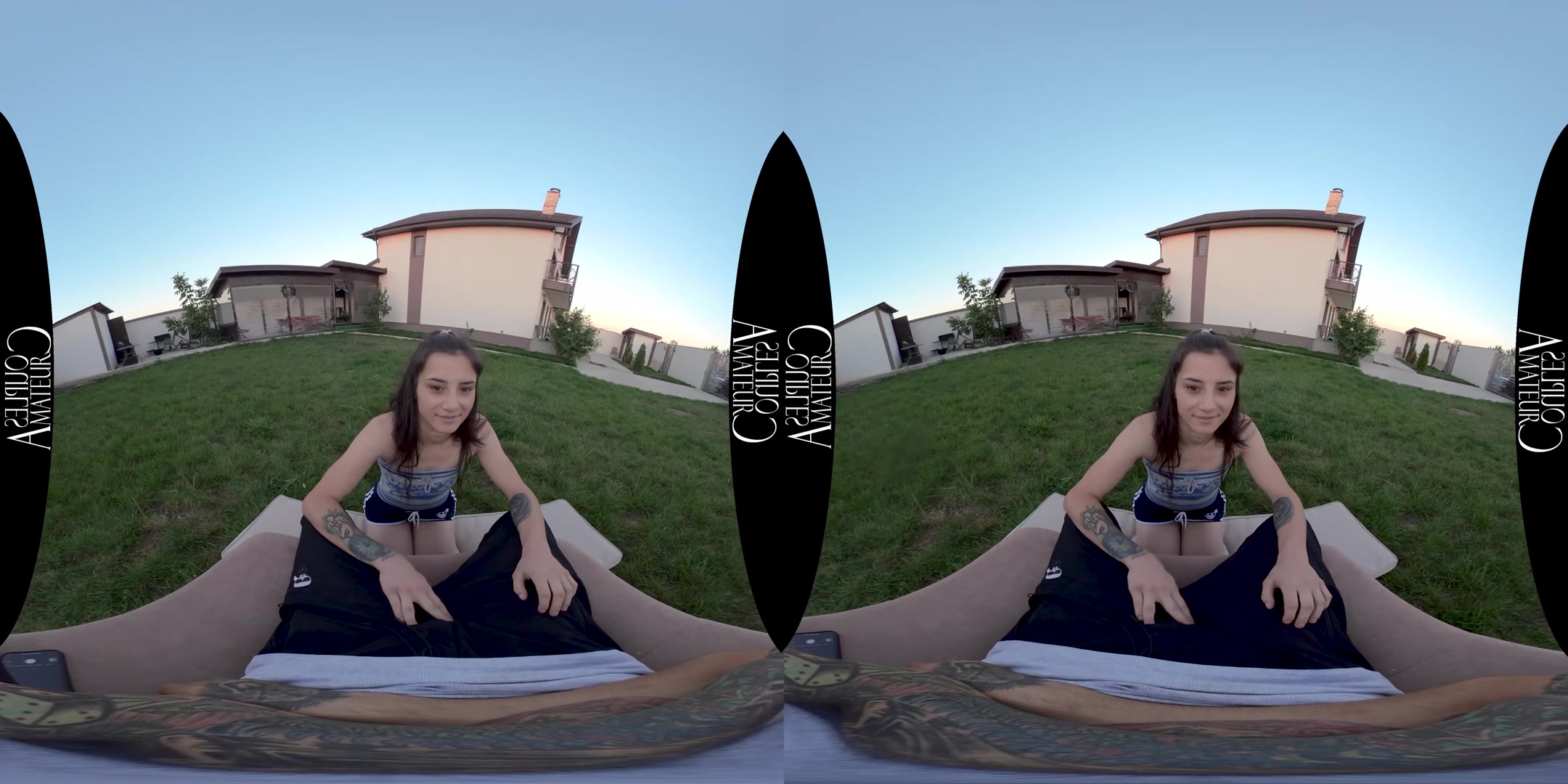 Sun Setting Quick-Fucking Outdoors - AmateurCouplesVR