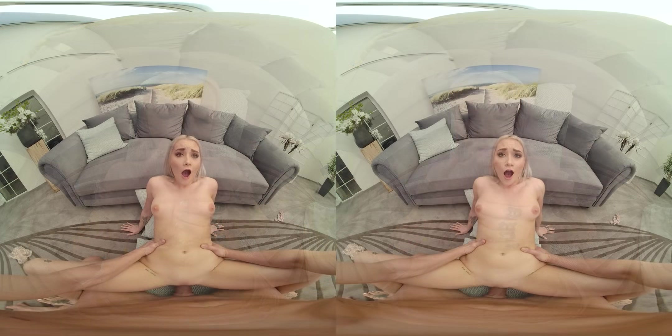 Charming Marilyn Sugar; Cute Blonde Babe Passionate VR Sex