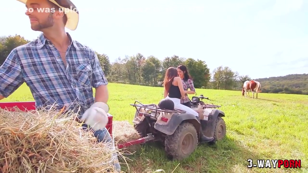 A Sexy Cowboy Fucks His 2 Cousins Outdoor