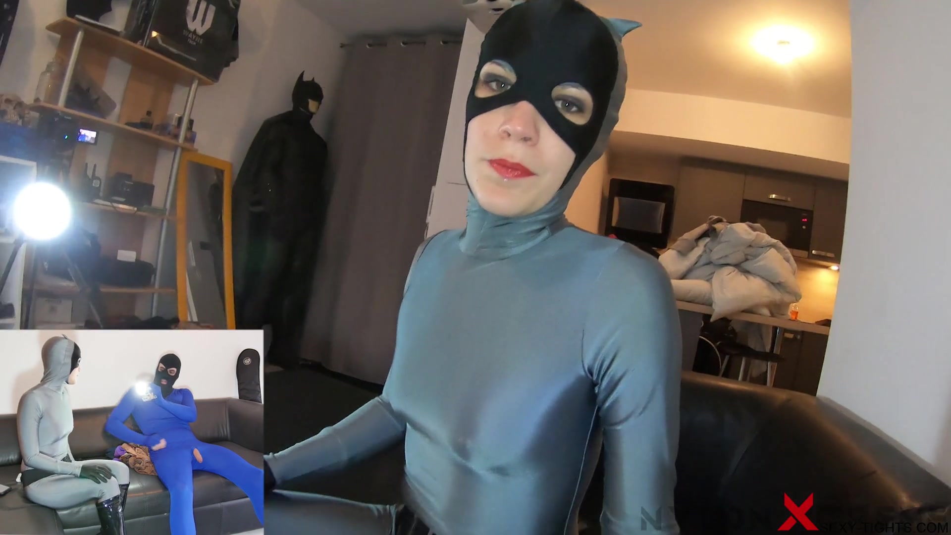 152 Katy With Zentai Catwoman Blowjob - Sex Movies Featuring Sexy Tights