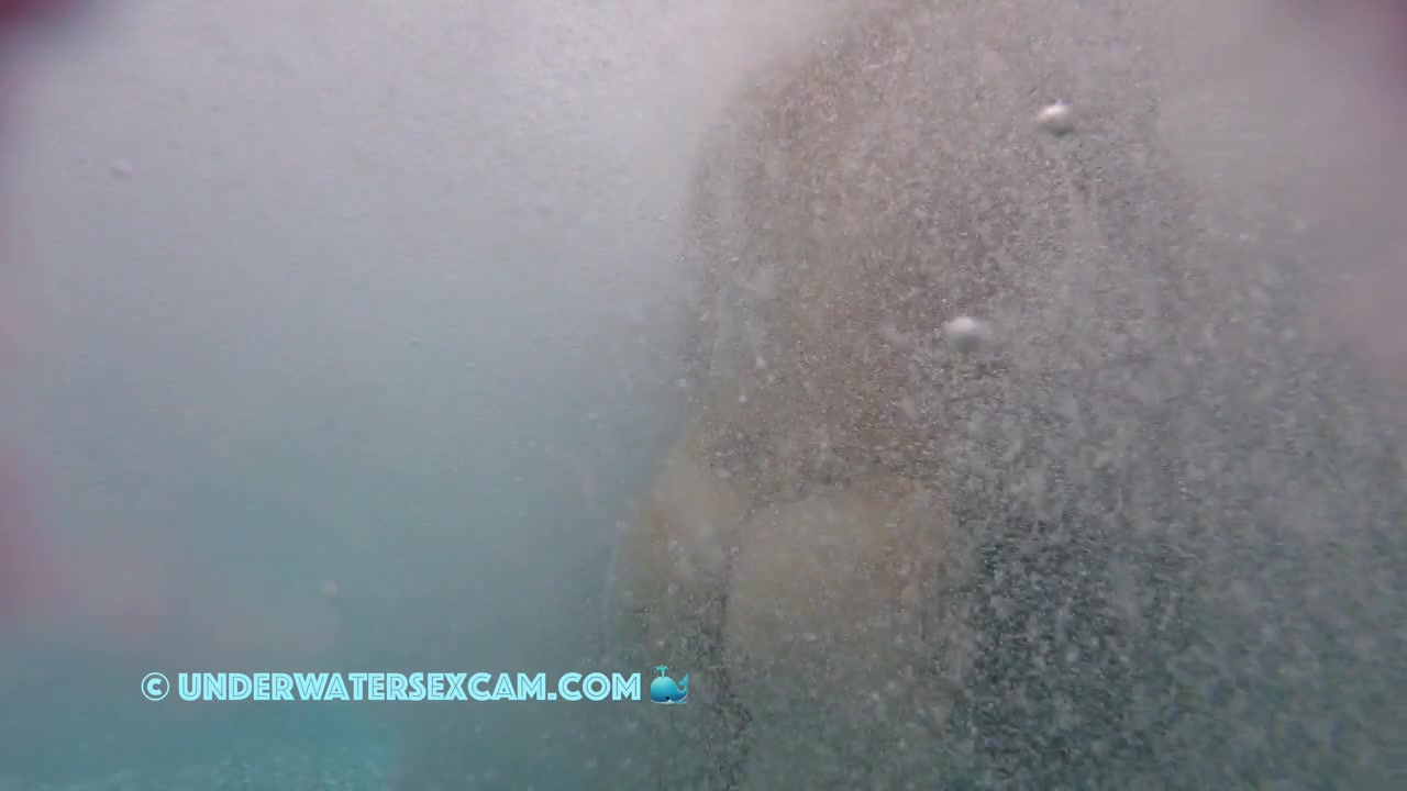 She Disappears In The Underwater Turbulence But Our Hidden Camera Catches Everything
