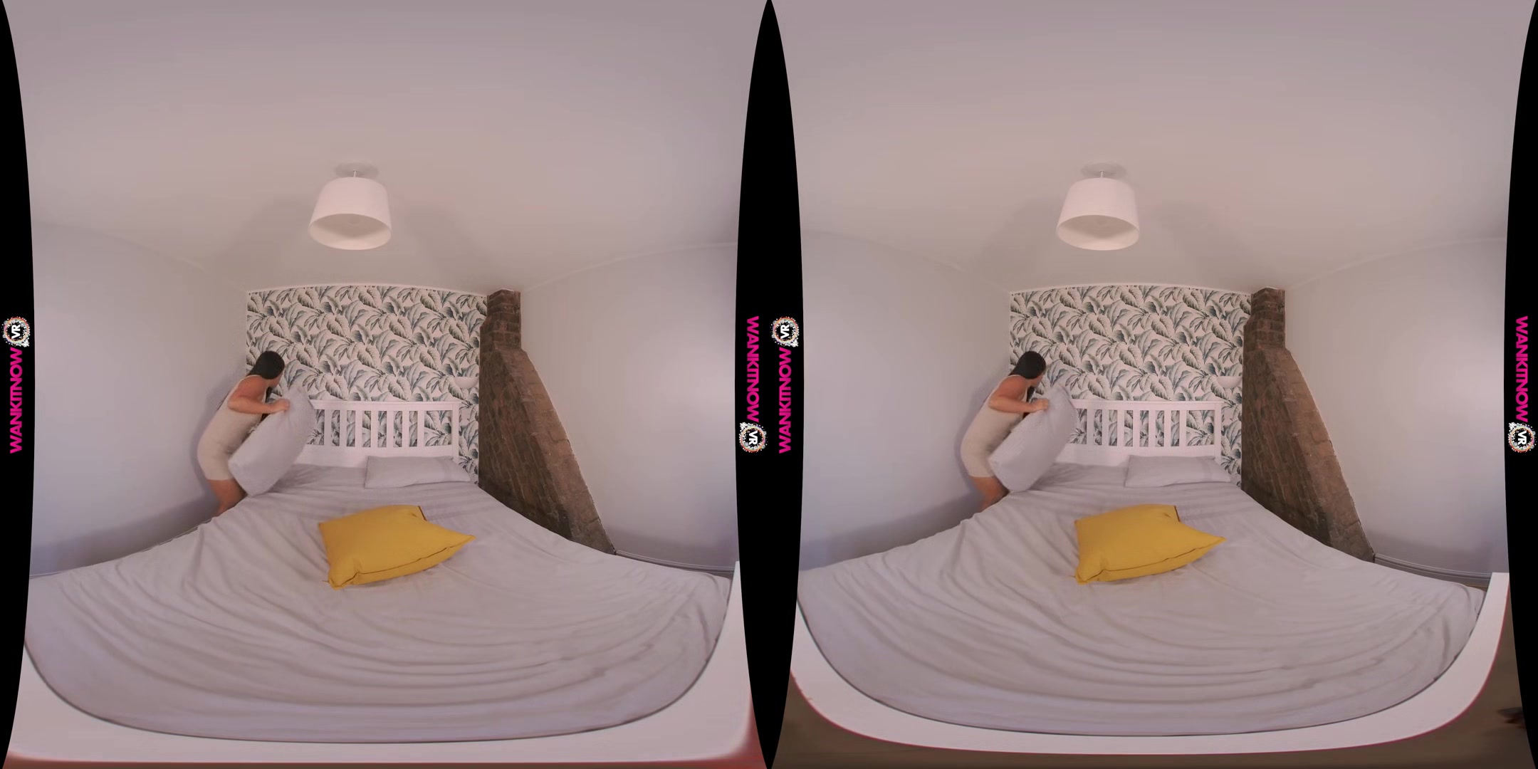 Rule Breaker - Cute Maid Stripping on the Bed - SexLikeReal
