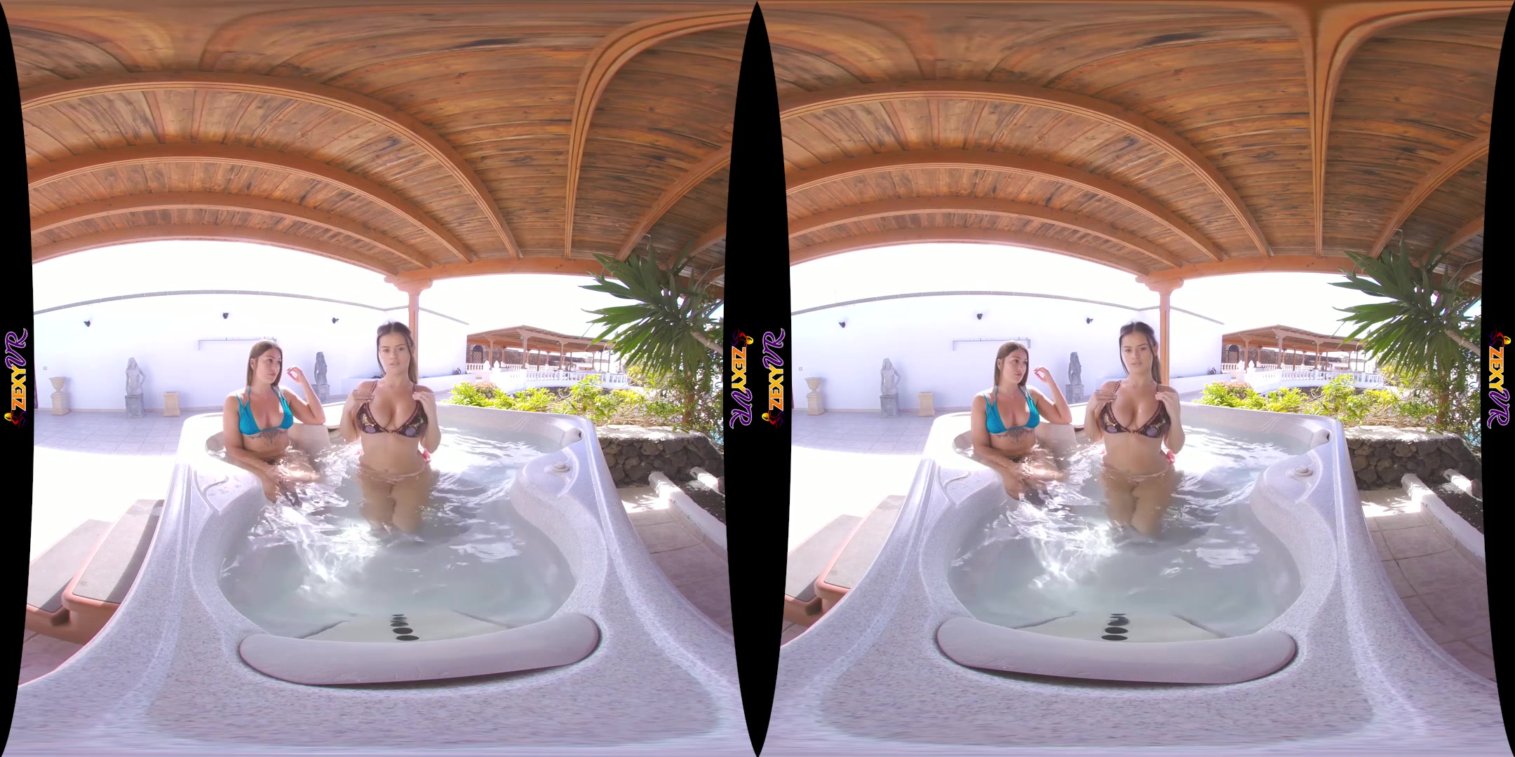 Hot Tub Beauties featuring Amelia B, Jane - ZexyVR