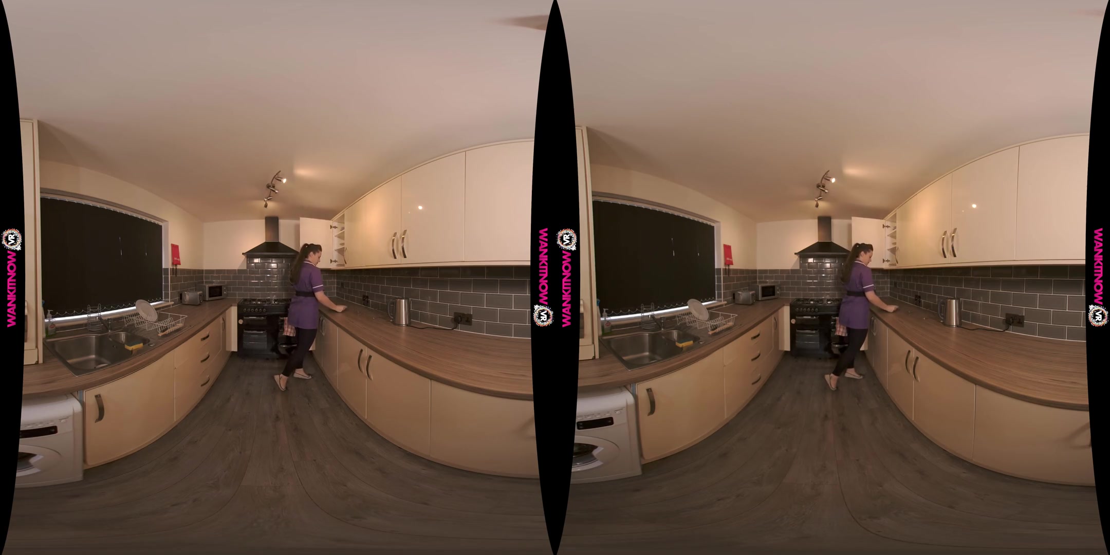 Extra Treatment - Big Tits British MILF Solo in the Kitchen