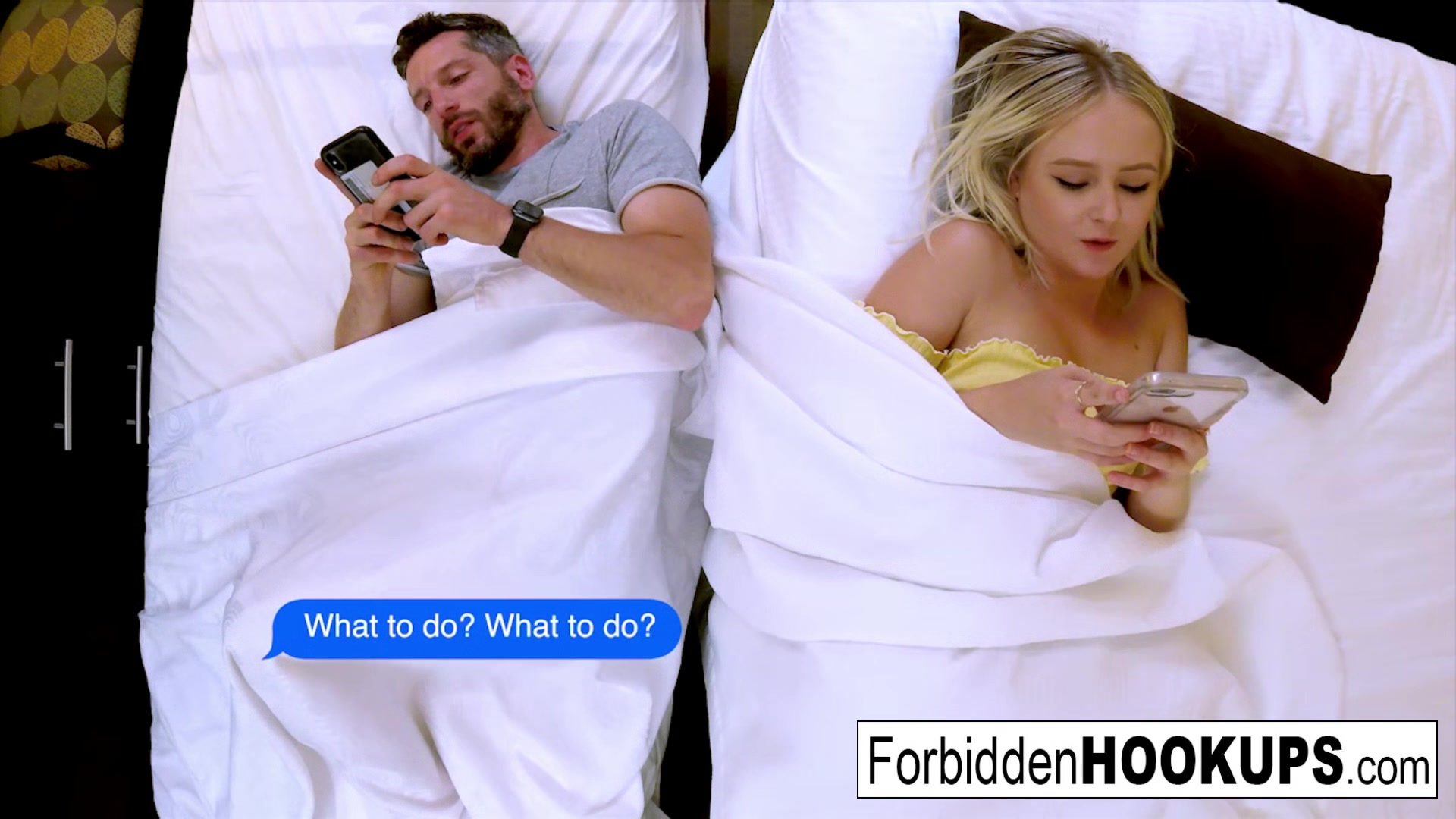 Bratty blonde fucks her lucky step-brother - ForbiddenHookups