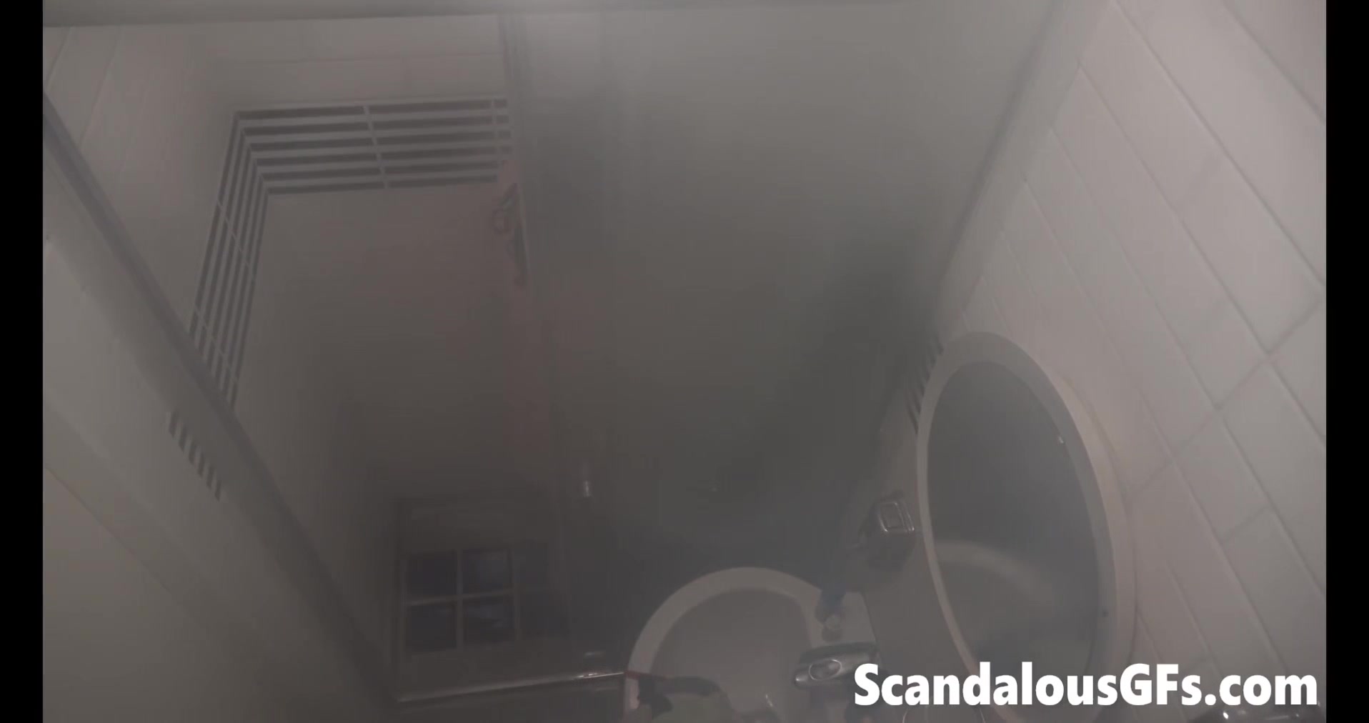 Video of my nude stepsis taking a long rejuvenating hot water shower