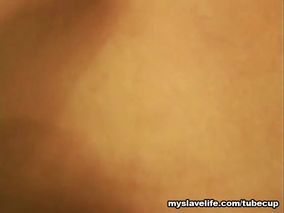 Blonde teen 18+ hottie dominates her weak slave