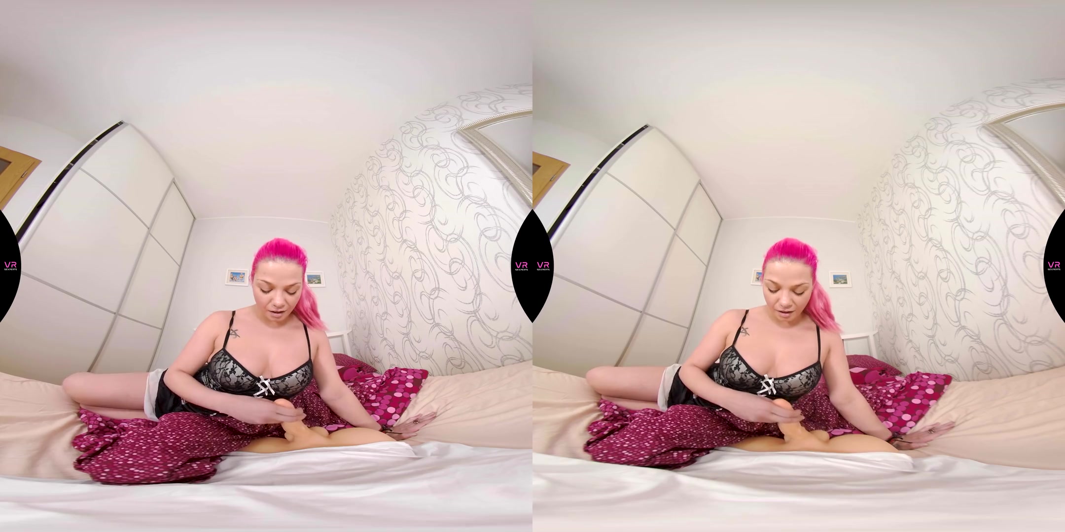 Pink Haired Busty Girl Riding Your Hard Dick