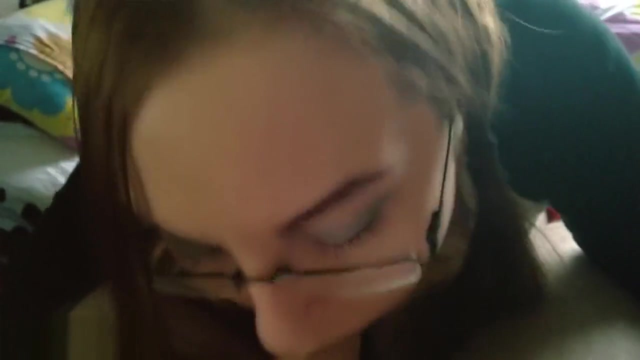 Naughty Babysitter Makes Happy Her Stepdaddy And Gets Facial On Her Glasses