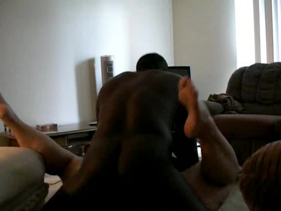 Powerful black cock enters BBW's pussy in the homemade footage