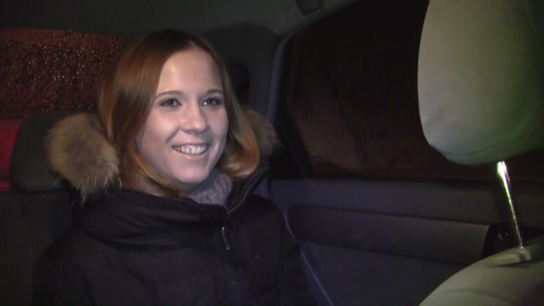 Hot pickup sex in the moving car