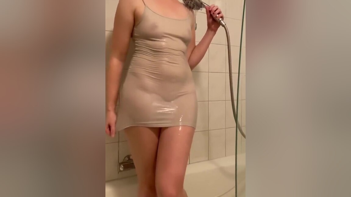 Wet Shirt In The Shower