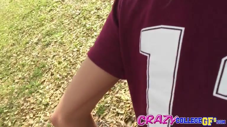Mila Blaze in Park quickie - CrazyCollegeGFs