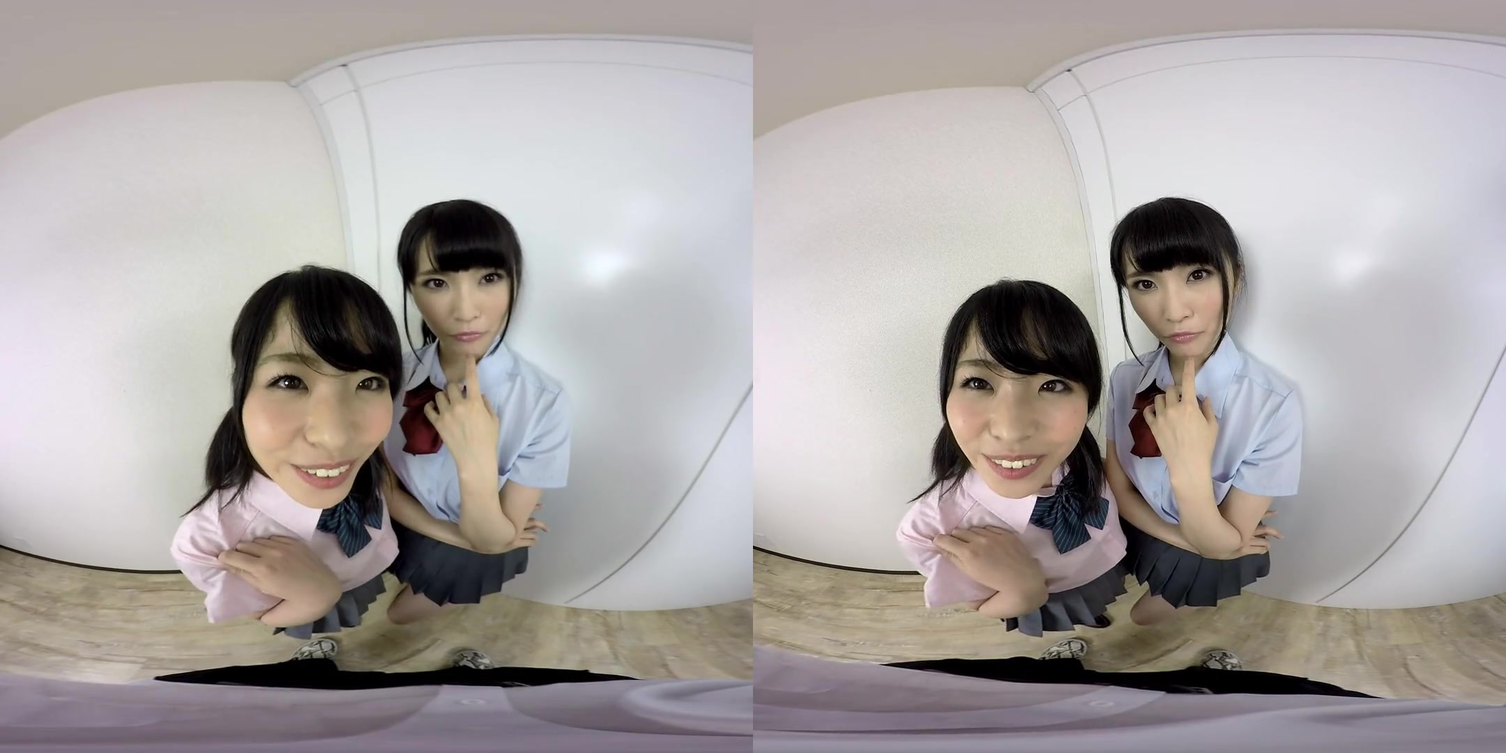 Misato Nonomiya & Mayu Kuyano in Misato Nonomiya, Mayu Koyano Big Butt Secret Threesome - MiluVR