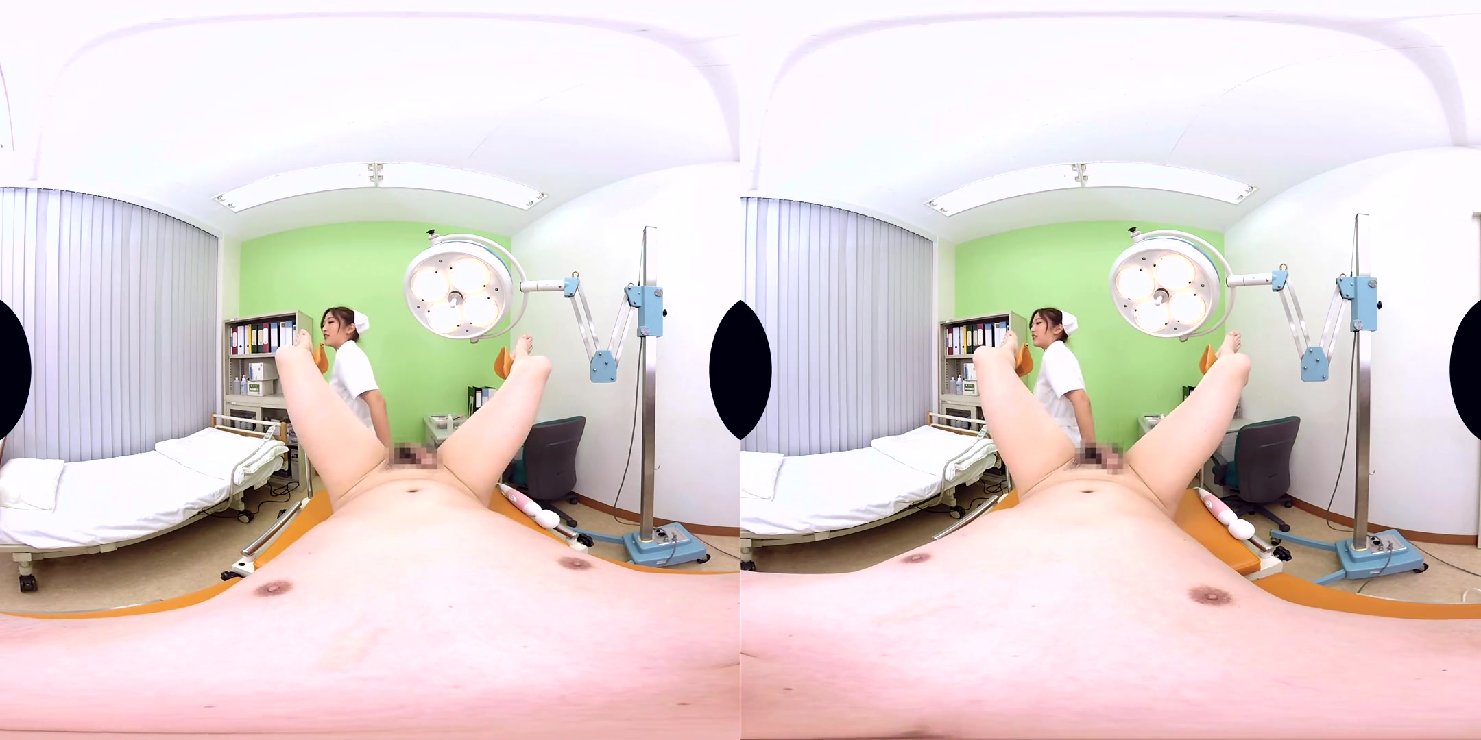 Late Night Visit Sex in the Hospital Room 1 - Asian Nurse Creampie