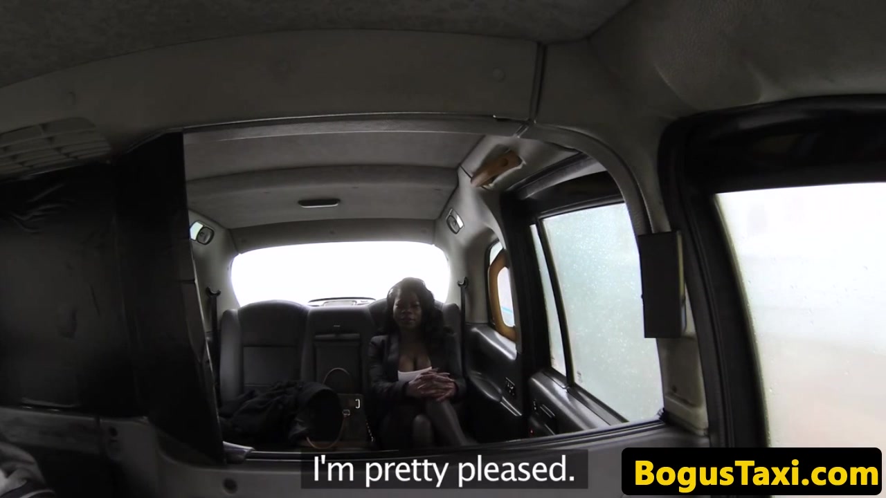 Ebony taxi amateur assfucked and fingered