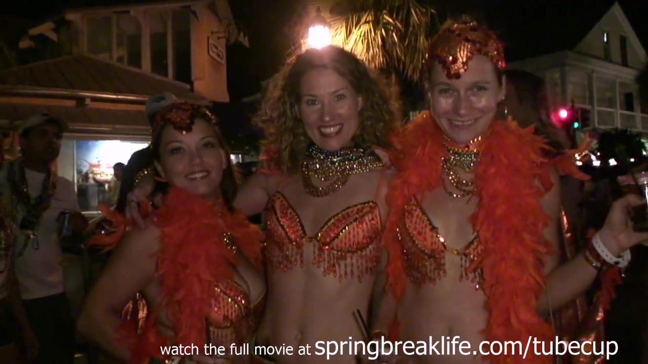 SpringBreakLife Video: Throwing Beads At Fantasy Fest