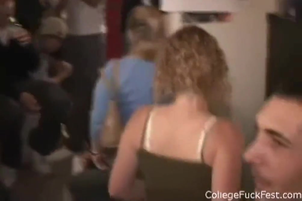 College Teen 18+ Doggystyled So Hard She Bumps Head