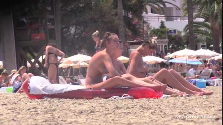 Topless Beach Trio - BeachJerk