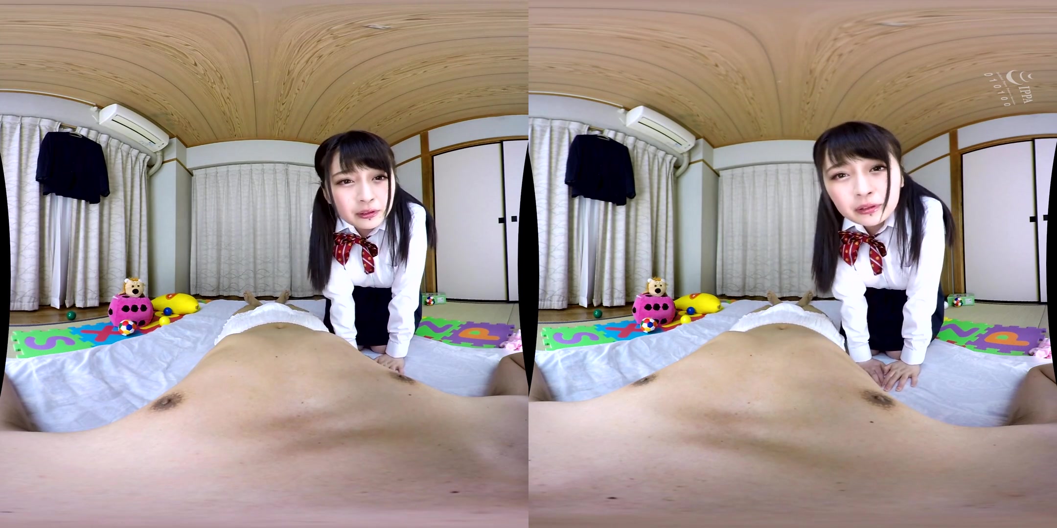 [Baby Play] Big Tits Milky Stepmom in a Uniform 1 - Asian MILF Hardcore
