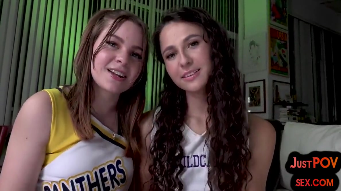 21yo Cheerleaders Get Their Pussyfucked In 3some Pov