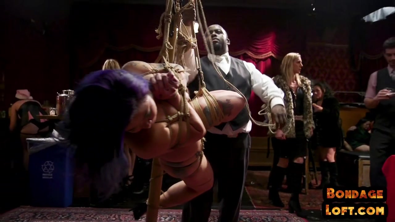 BDSM public babes assfucked and spanked in BDSM room