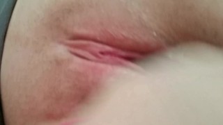 Pussy toying with a squirt