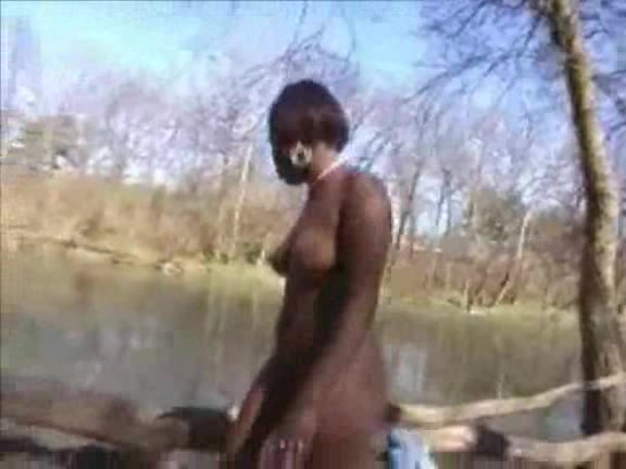 Nature calls this black chick and she responds