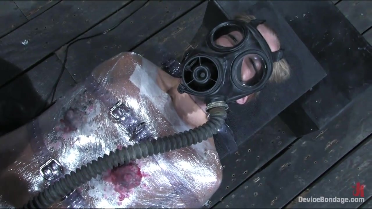 Dia Zerva in Sticky Hot Wrap Trap - DeviceBondage